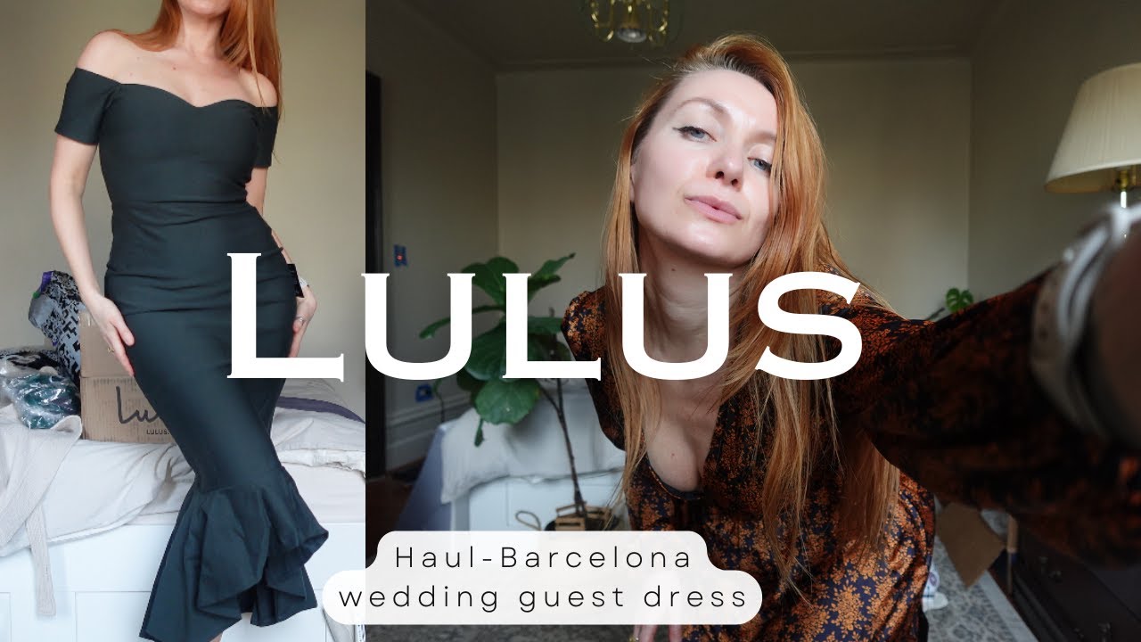 Wedding Guest Dress Try-On Haul | Lulus Dresses for a Destination Wedding in Spain 🇪🇸✨