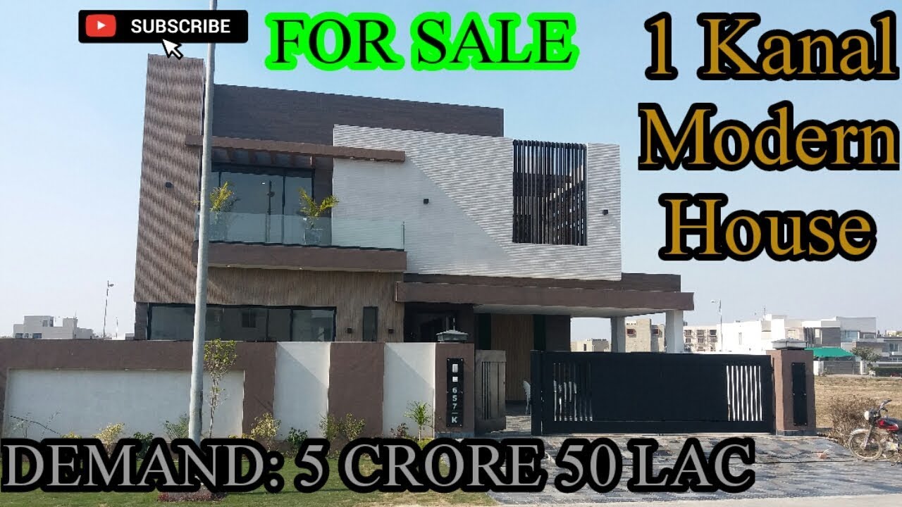 1 Kanal Brand New Modern House 🏡 for sale phase 6 DHA Lahore | Urdu | Hindi