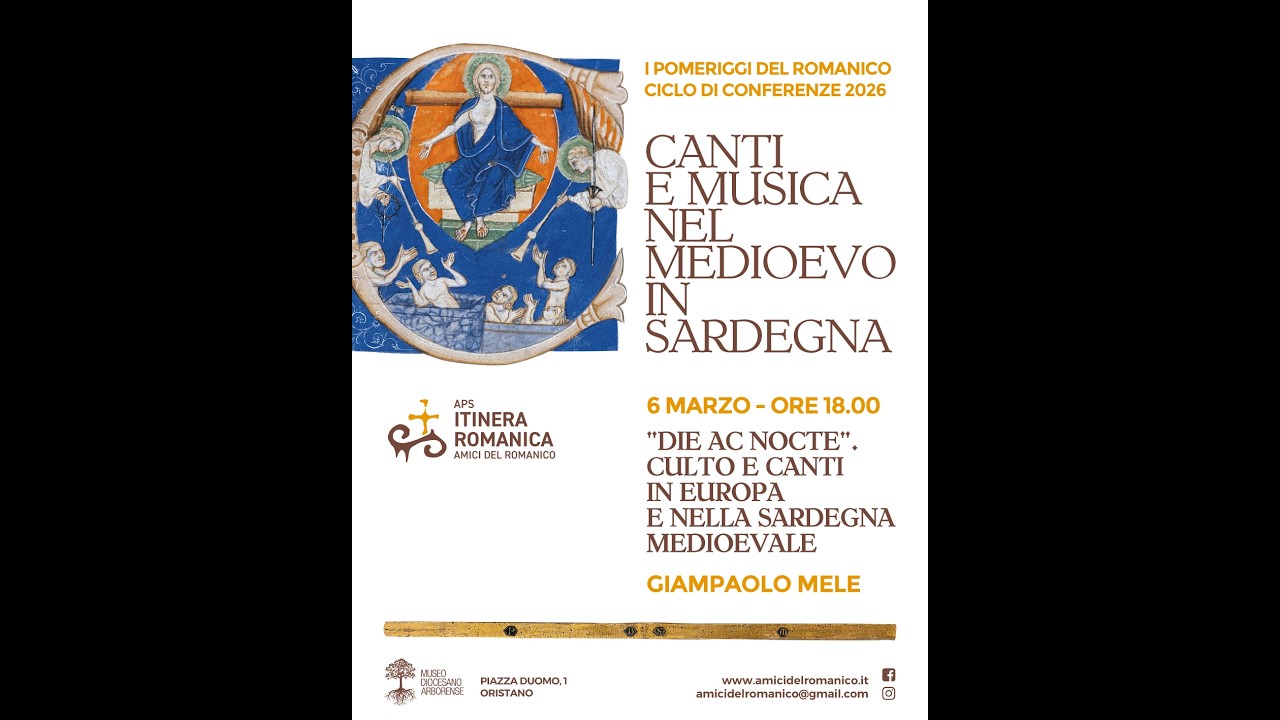 Pomeriggi del Romanico 2026. Canti e Musica nel Medioevo in Sardegna – 