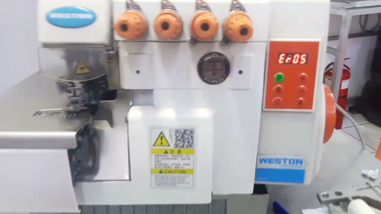 COMO REPARAR EL (ERROR 05) EN REMALLADORA WESTON WT-747D ¡FACIL Y RAPIDO!