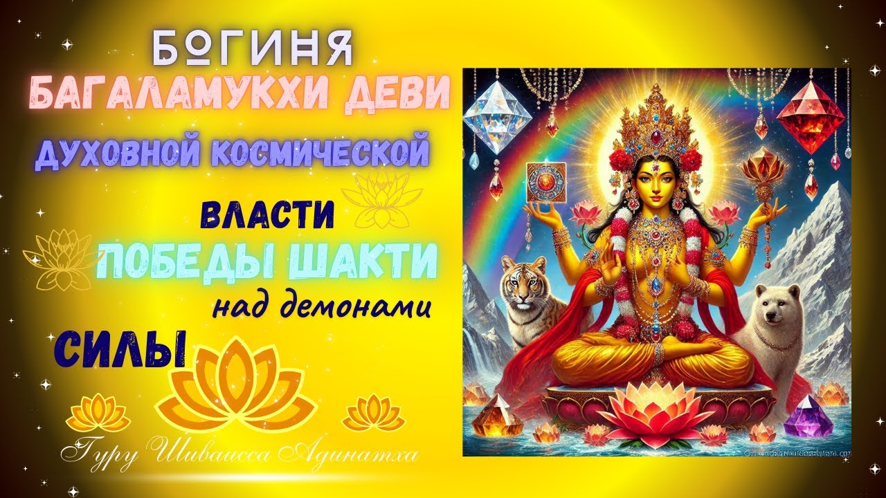Богиня БАГАЛАМУКХИ Деви_духовной_космической_власти_победы_Шакти_над_демонами,_силы