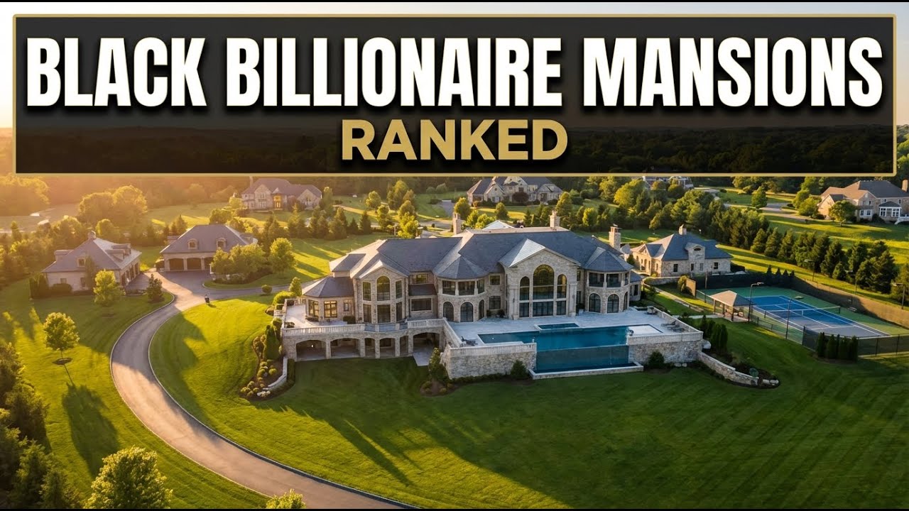 10 Most INSANE Black Billionaire Mansions in America — You Won't Believe #1