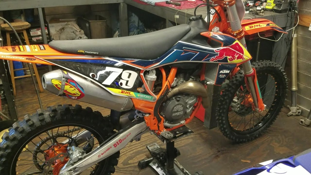 1:11 KTM 450SXF Top End Rebuild 2015-2025. New piston, & timing chain installed. 450XCF 450EXCF