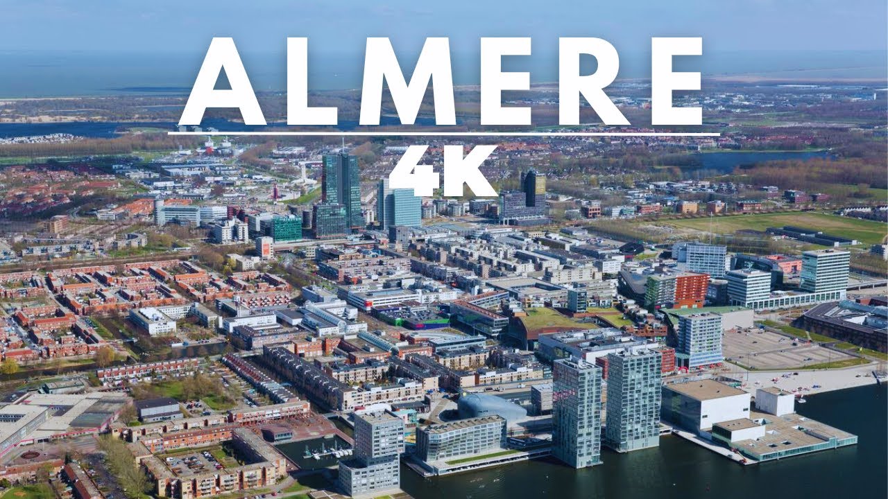 Almere, the Netherlands 🇳🇱 in 4k ULTRA HD HDR (60 FPS)