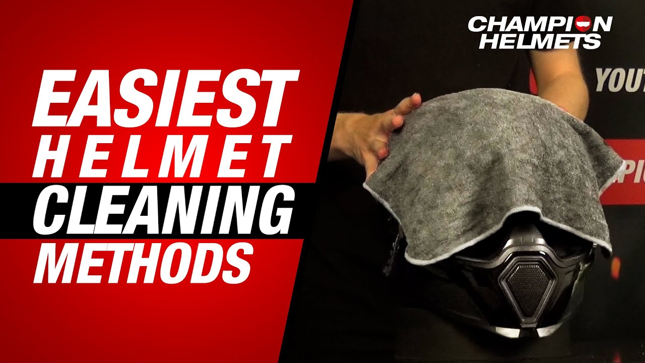 Easiest Ways To Clean Your Helmet - ChampionHelmets.com