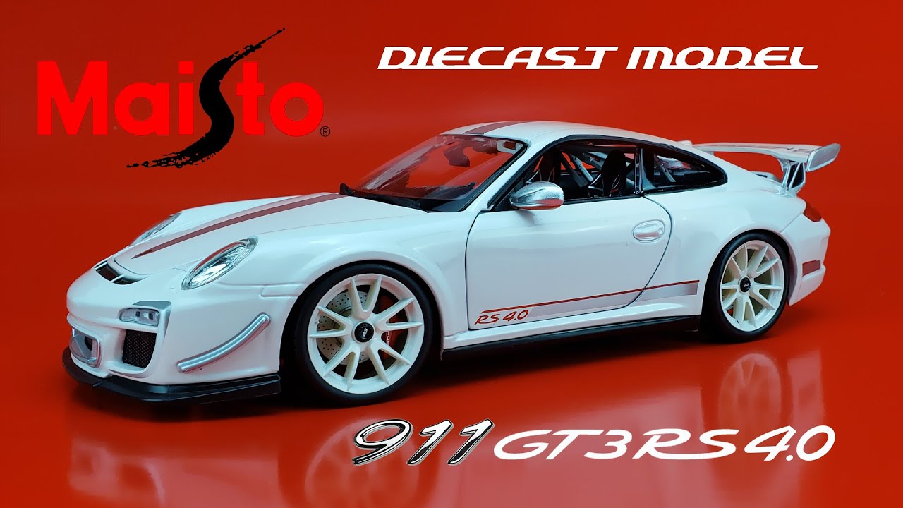 MAISTO 1/18 PORSCHE 911 GT3RS 4.0 Diecast Model