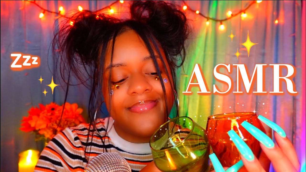 ASMR✨Tapping, Whispers & Relaxing Sounds for Tingles & SLEEP 😴🧡✨