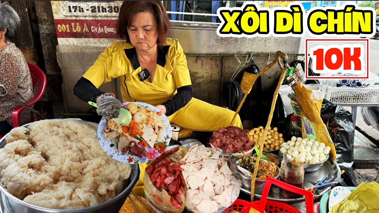 Xôi Mặn Dì Chính 10K Chiều Khách Tới Bến Ăn Kiểu Gì Cũng Bán Nép Mình Ở Q10