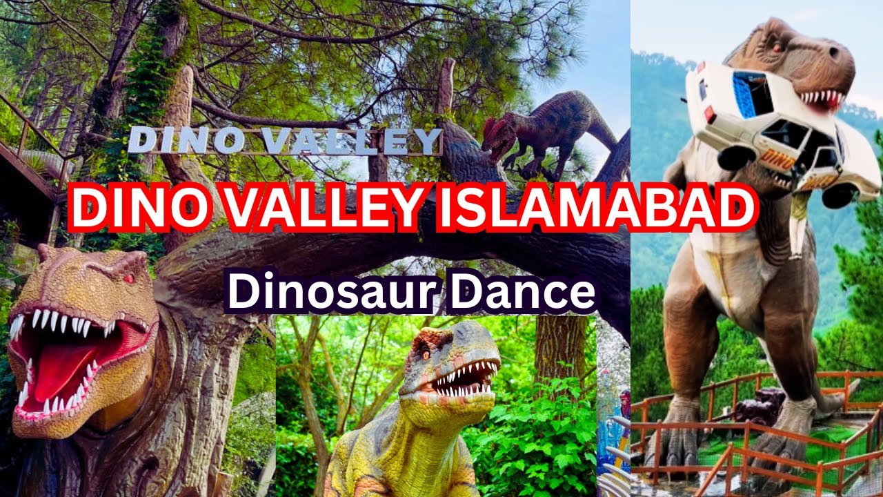 Dino Valley Islamabad dinosaur dance |cable car dangerous rides | jurassic World#dinosaur#dinovalley