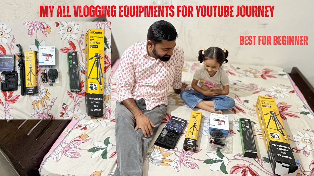 My All Vlogging Equipment's For Youtube Videos | Mere Saare Vlogging Equipment's 