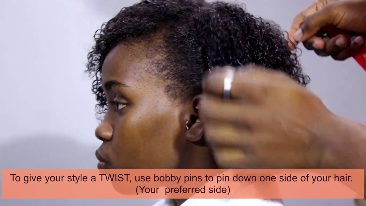 MARINI NATURALS HAIR TUTORIAL - WASH & GO WITH SHINGLING WITH NASRA ABDI