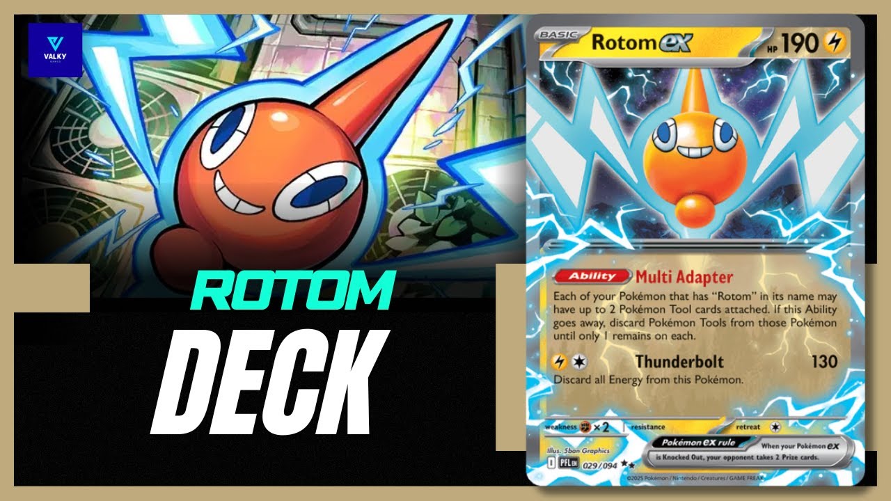 A família ROTOM é DISPARADO o deck mais DIVERTIDO da coleção! | Pokémon TCG Live