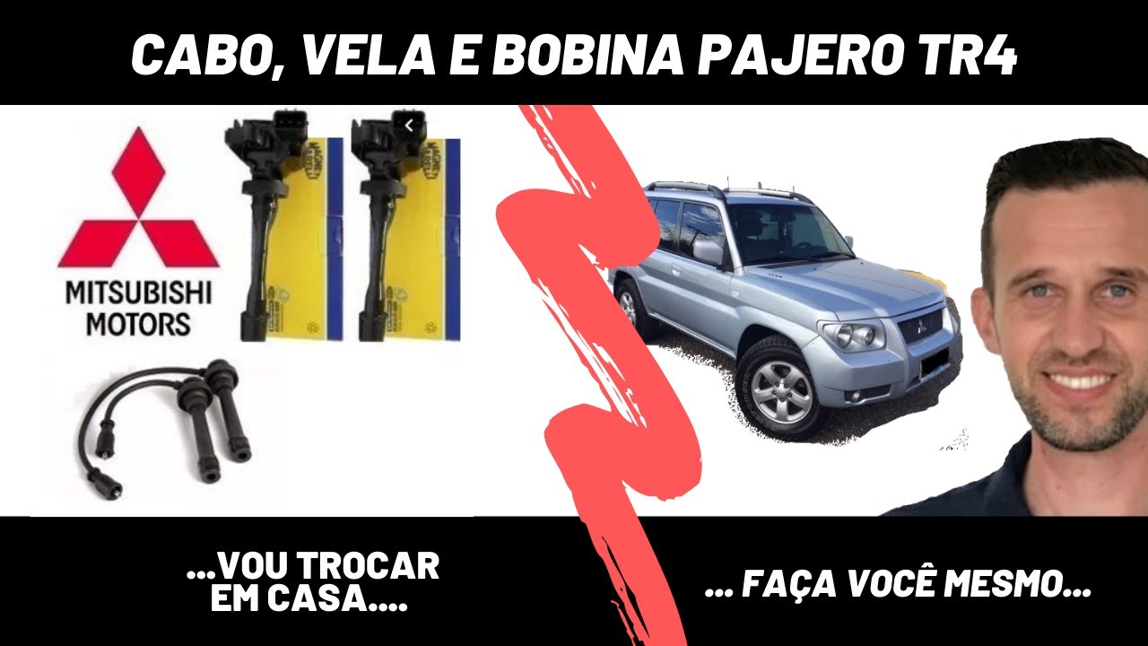 Troca de velas, cabos e bobinas Pajero tr4