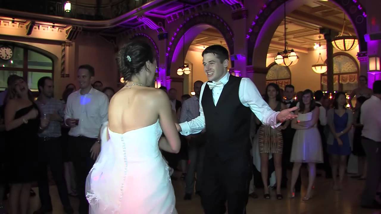 Bride & Groom suprise preformance of the Elephant Love Medley from Moulin Rouge