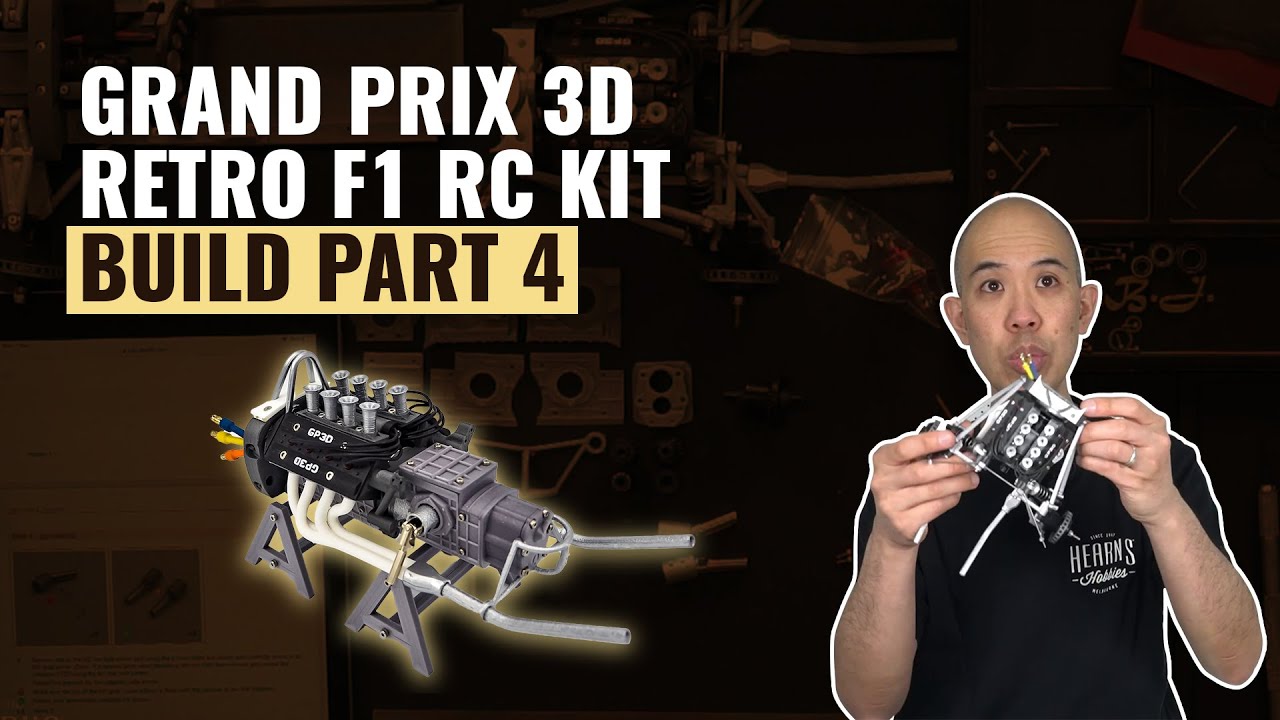 Grand Prix 3D | 1/10th Retro Formula 1 RC kit (Type L) Build Part 4 | #askHearns