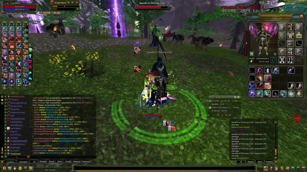 Steam Knight online Zion  SAHURA KADAR FARM