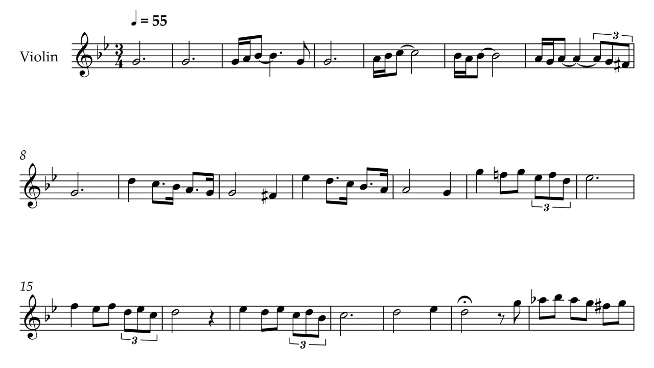 Adagio in G Minor  - Albinoni | Violin Sheet Music
