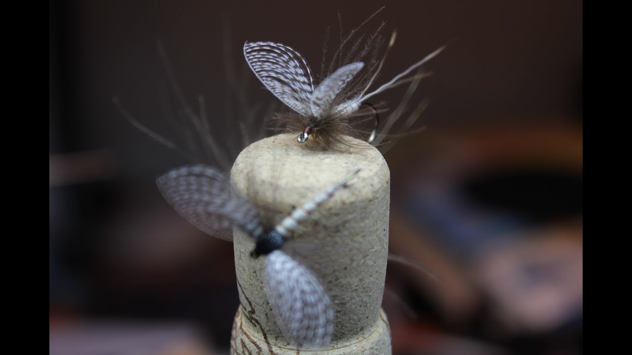 Mayfly with wally wing (dry fly)