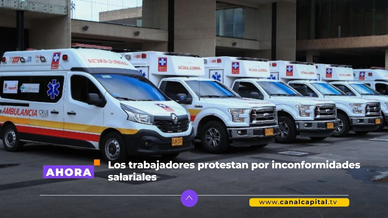 Operadores de ambulancias de la Línea 123 en Bogotá entran en paro | Salud