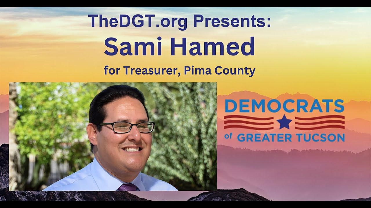 Sami Hamed, Democrat for Pima County Treasurer