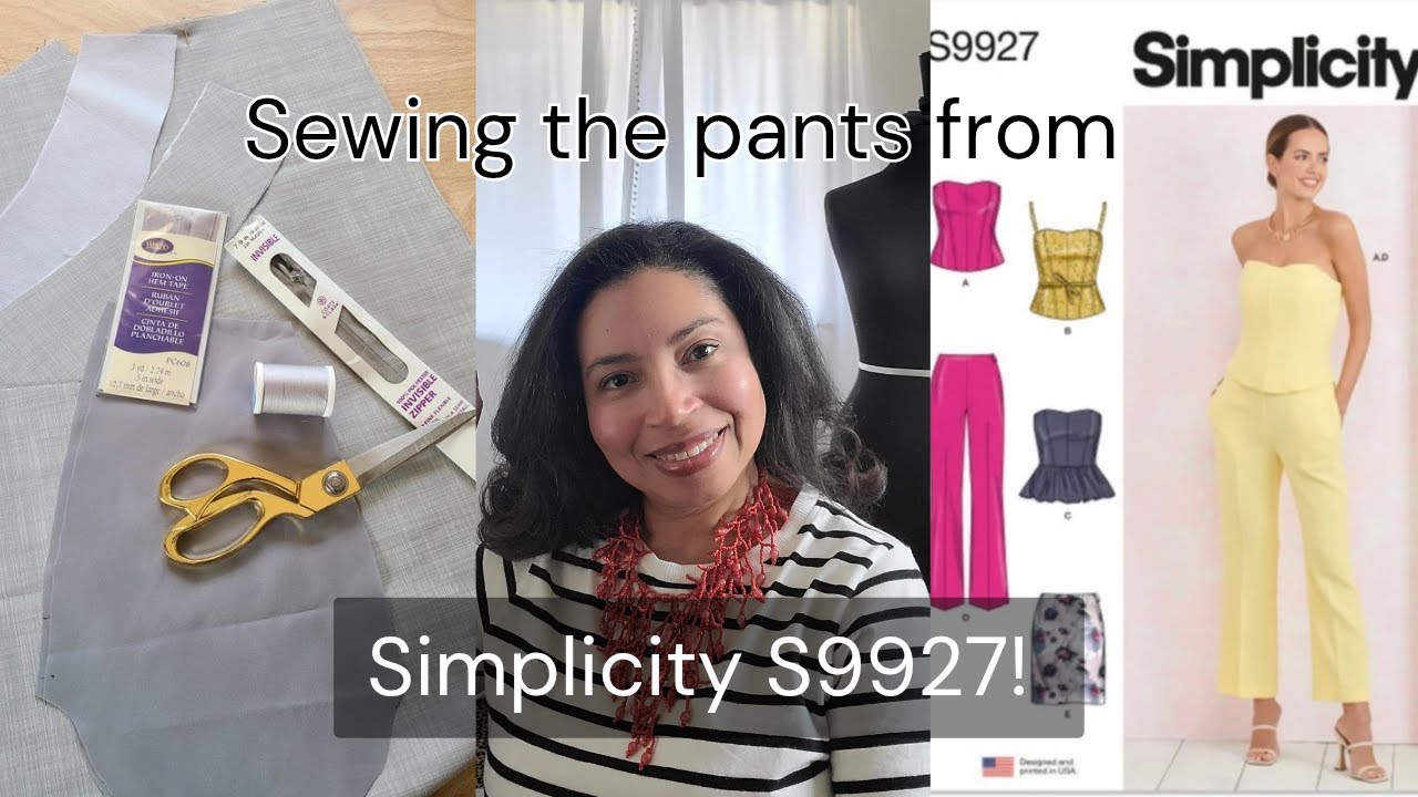 Sewing the pants from Simplicity S9927 | Six-part breakdown