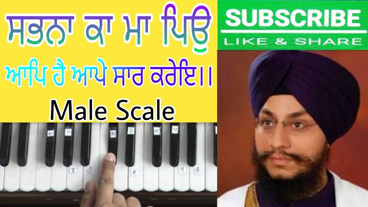 Learn Shabad -Sabhnaa Ka Maa Pio Aap Hai-Bhai Amarjit Singh ji
