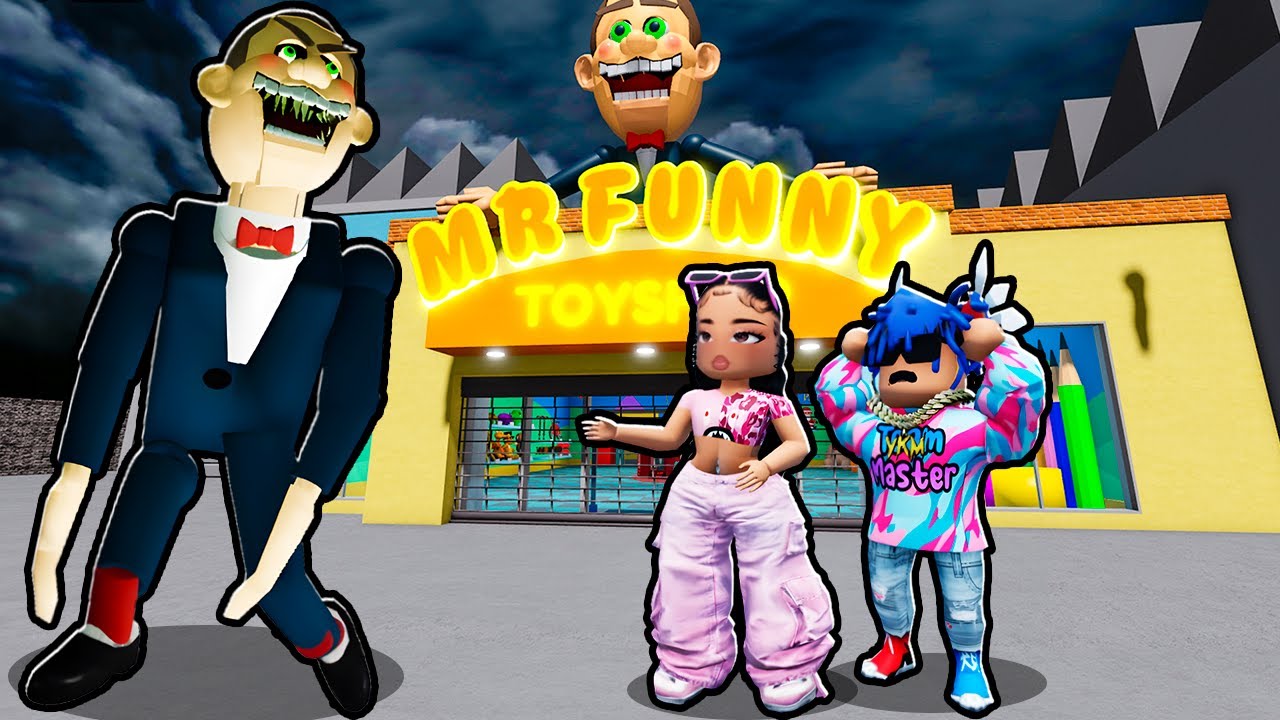 Сможем ли мы сбежать из магазина игрушек мистера Фанни в Roblox!? (OBBY)