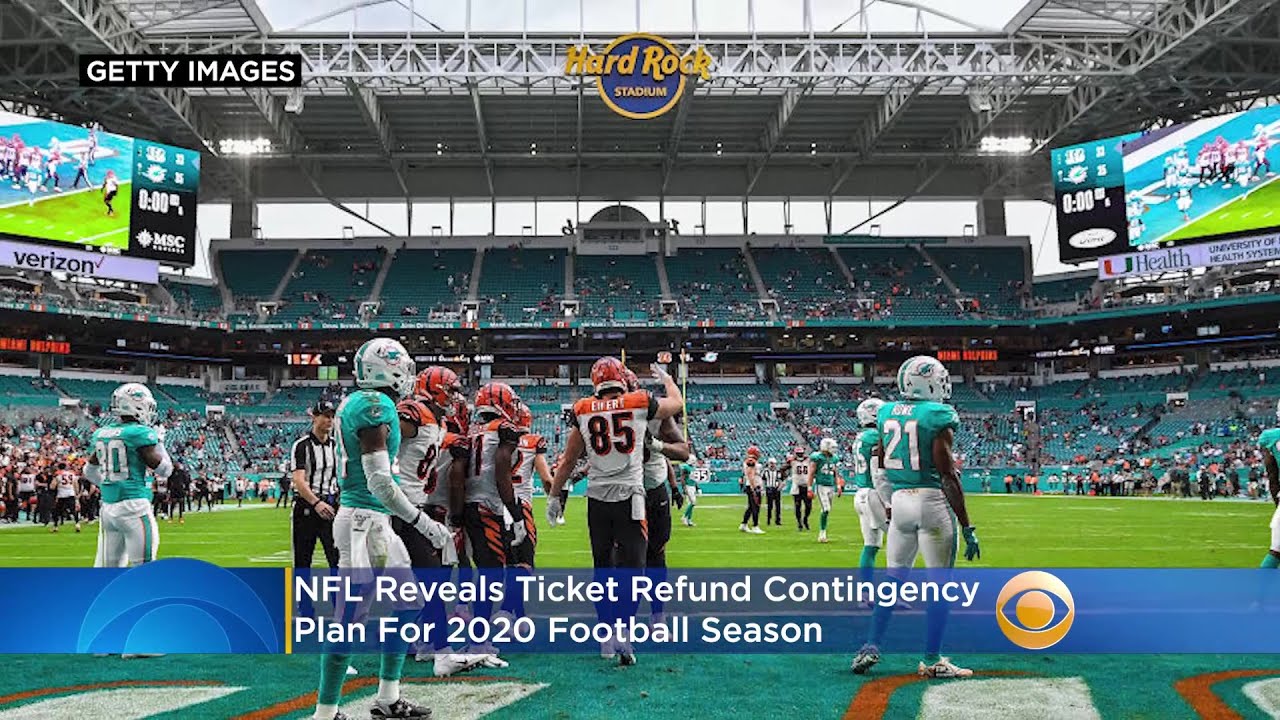 NFL Reveals Ticket Refund Contingency Plan For 2020 Football Season