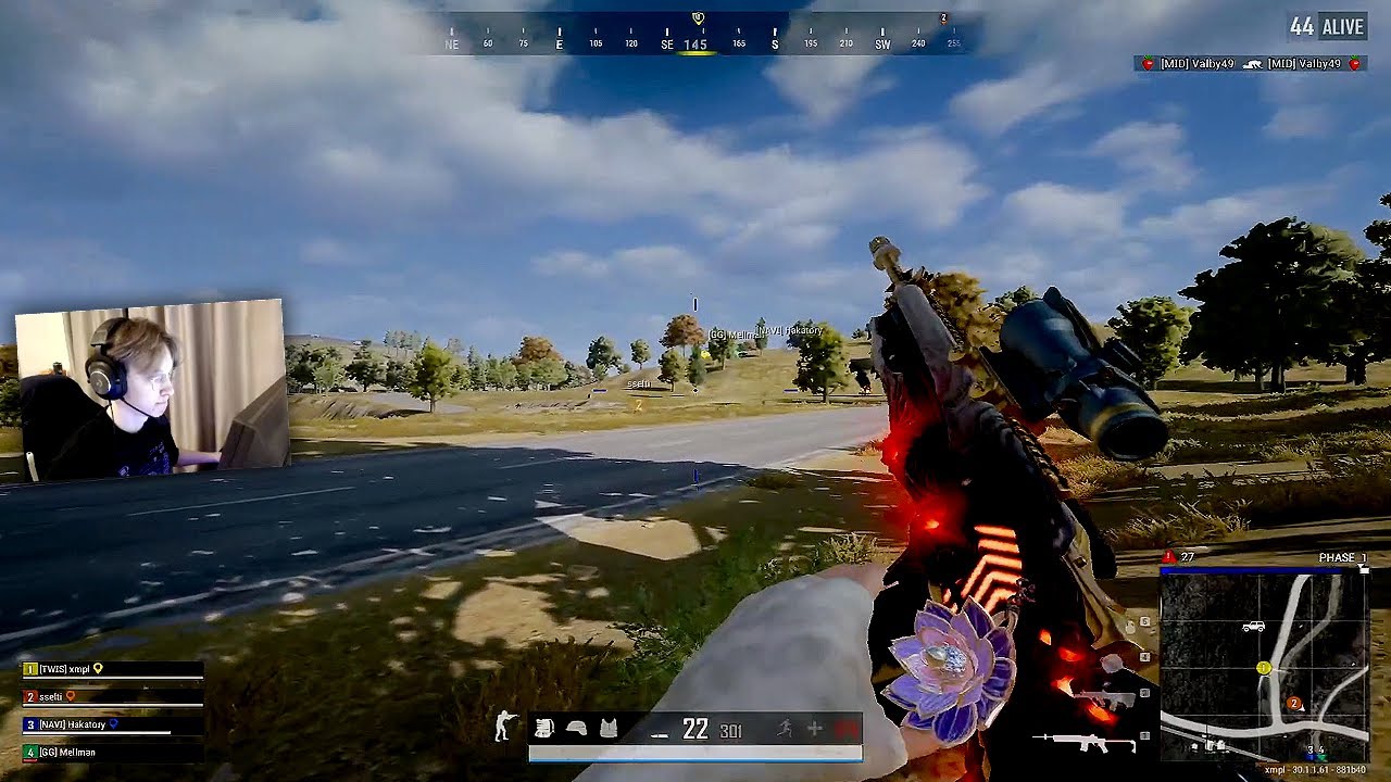 XMPL, Mellman, Hakatory and sselti demonstrate absolutely Intense play in PUBG Ranked