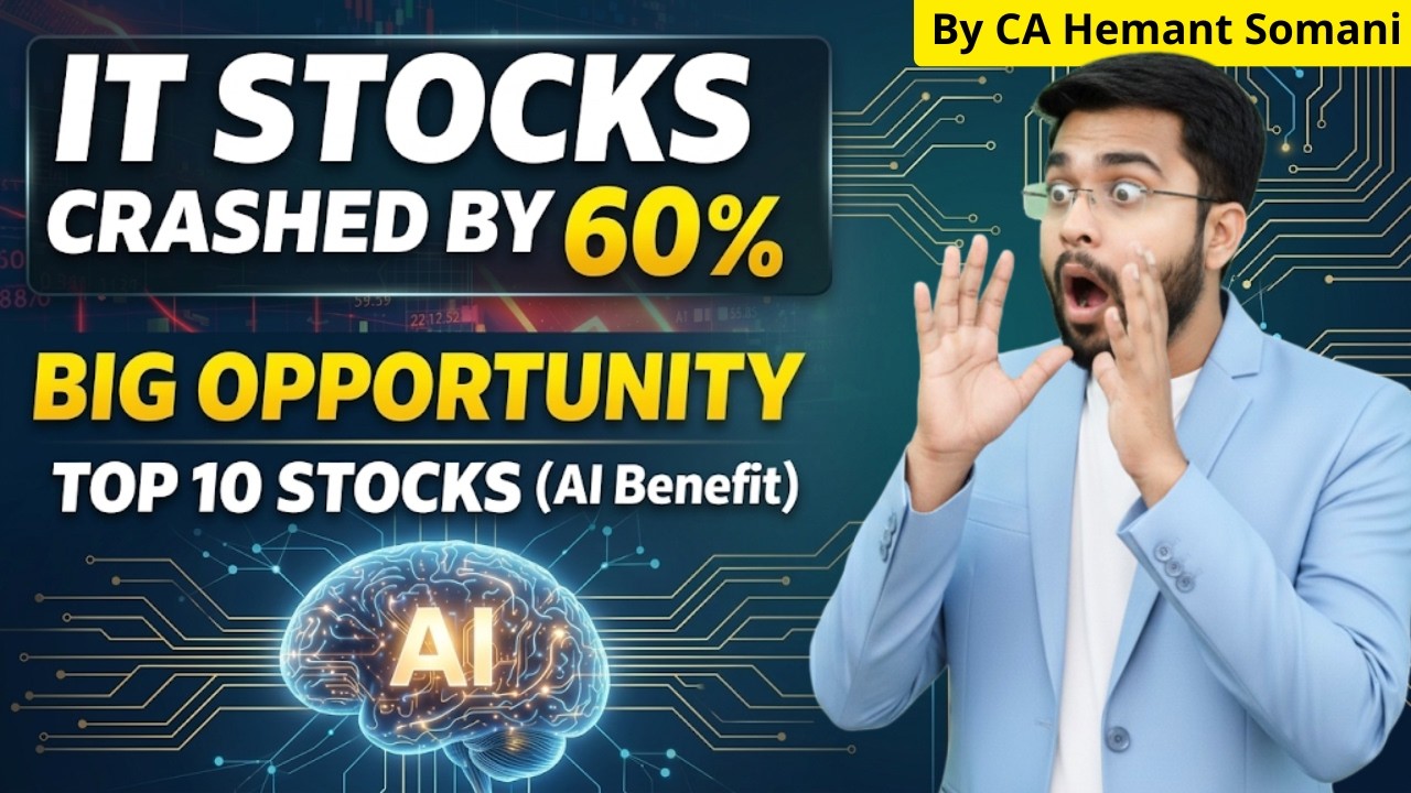 IT Stocks Crashed 60% - Big Opportunity ? 📈 Best IT Stocks to Buy Now on Dip ? (2026)