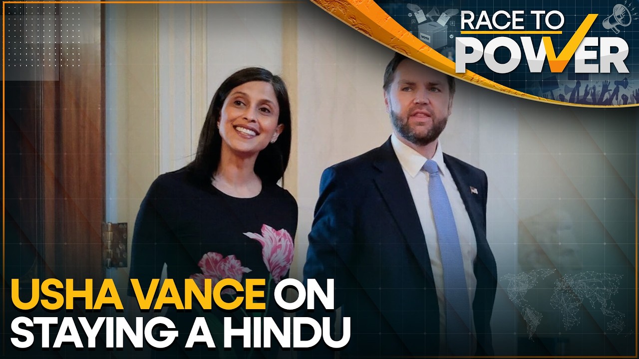 Usha Vance Reveals Why She Never Changed Her Faith | WION Race To Power