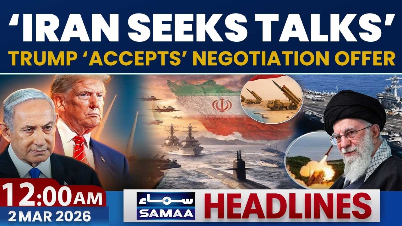 Trump Says Iran Wants Talks | Calls Delay a &lsquo;Big Hit&rsquo; | Claims Sinking 9 Warships | 12 AM Headlines