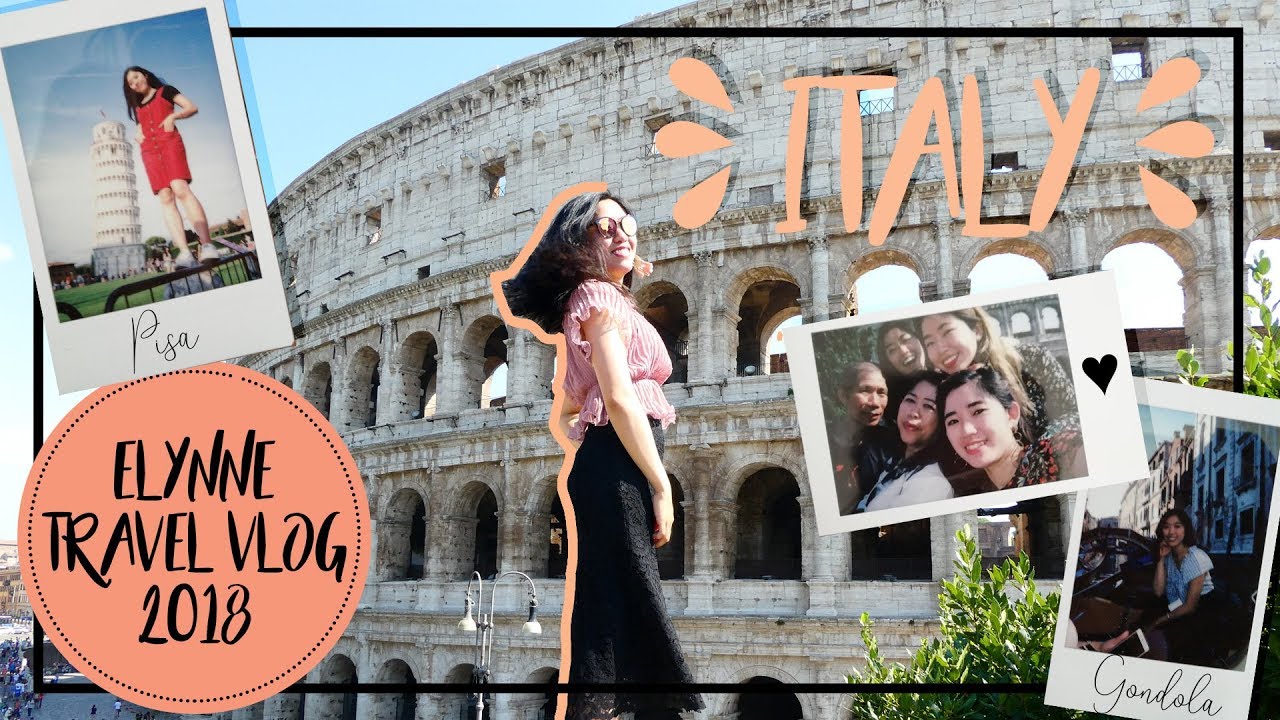 Italy Venice, Florence, Pisa & Rome 🇮🇹 | July 2018 VLOG | Elynne Ung