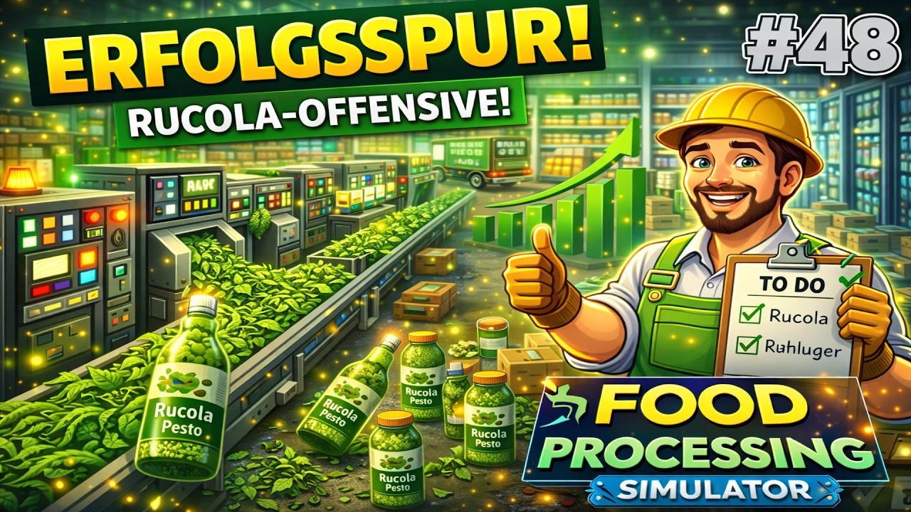 Zurück auf Erfolgskurs! 📈 Rucola-Offensive startet! | Food Processing Simulator #48