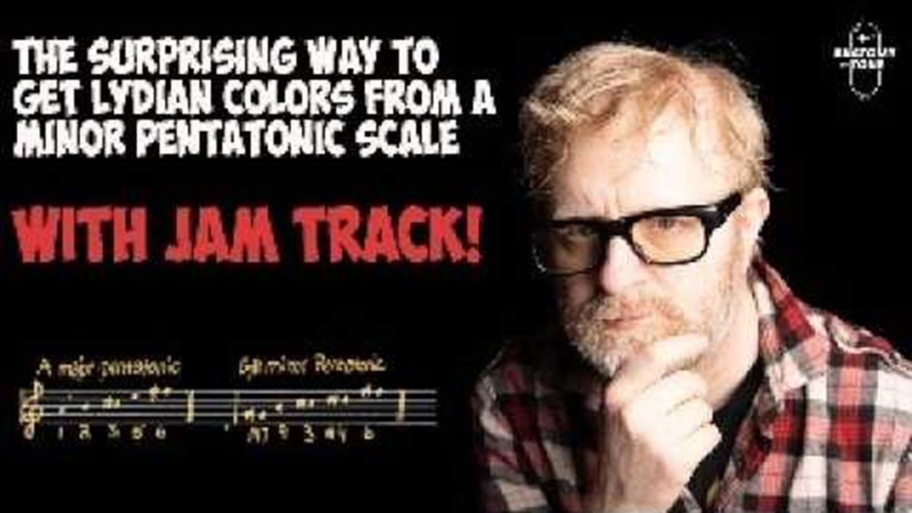 The Surprising Way to Get Lydian Colors from a Minor Pentatonic with Jam Track