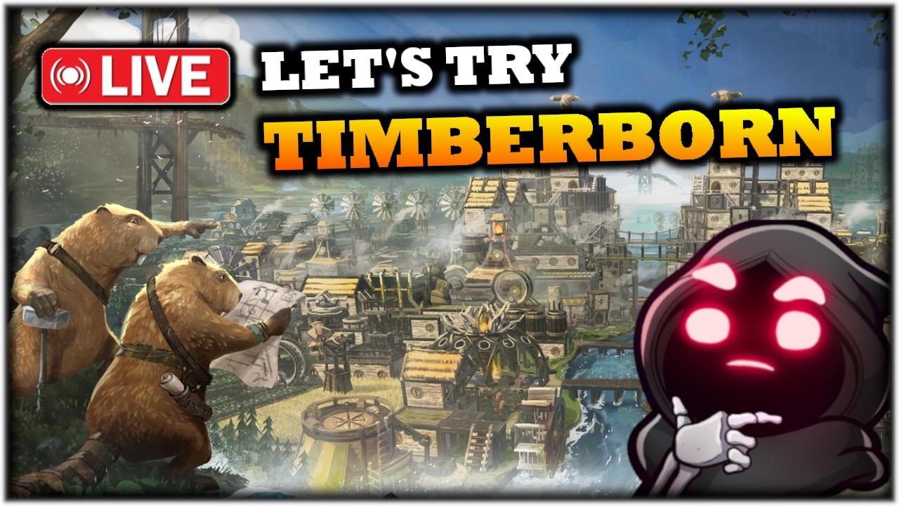 🔴LIVE - Timberborn hit 1.0! Lets Try it! Chill Stream | Questions Welcome | 2856 Daily Streams