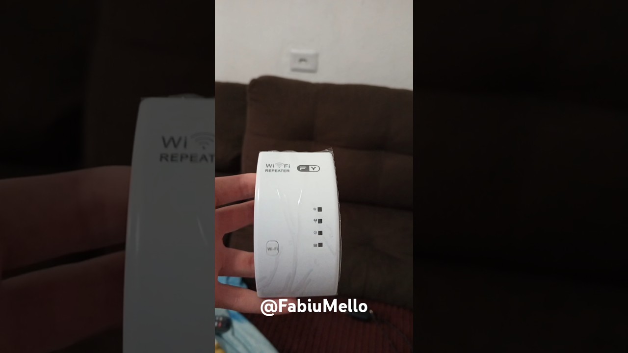 COMO CONFIGURAR REPETIDOR DE SINAL #WI-FI FY @FabiuMello