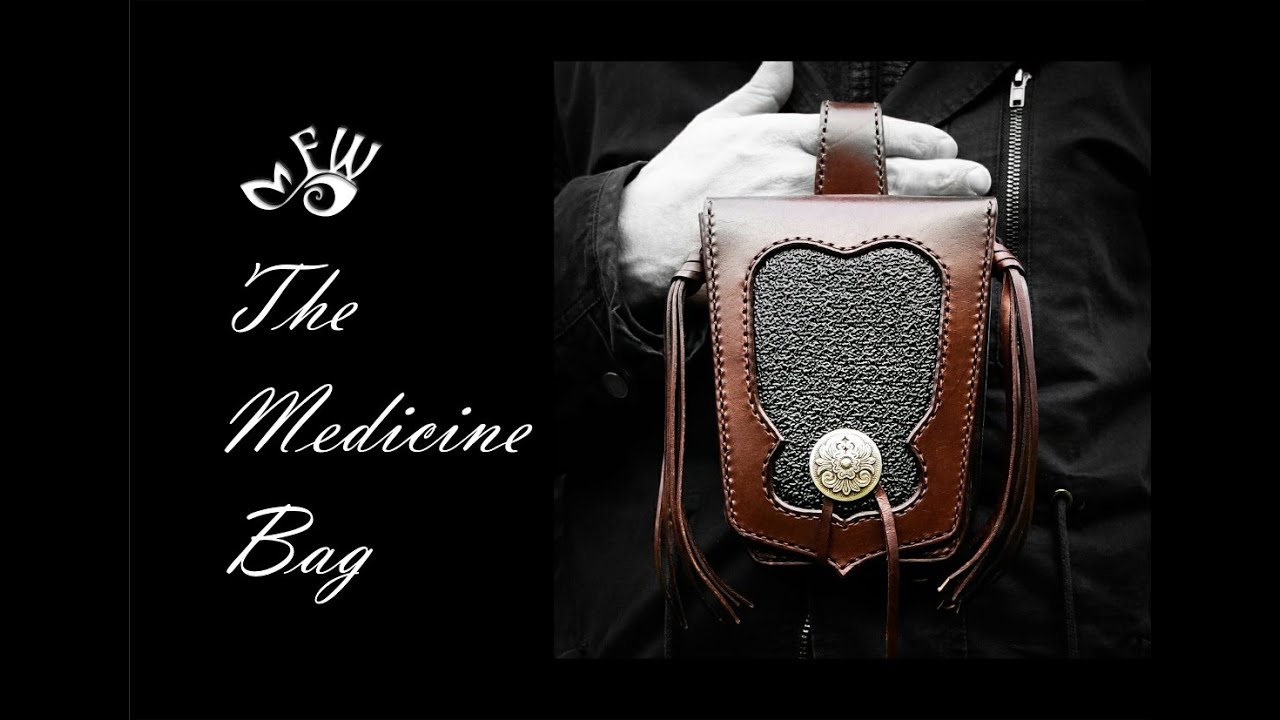 Learn How To Make A Biker Bag (Medicine Bag) handmade