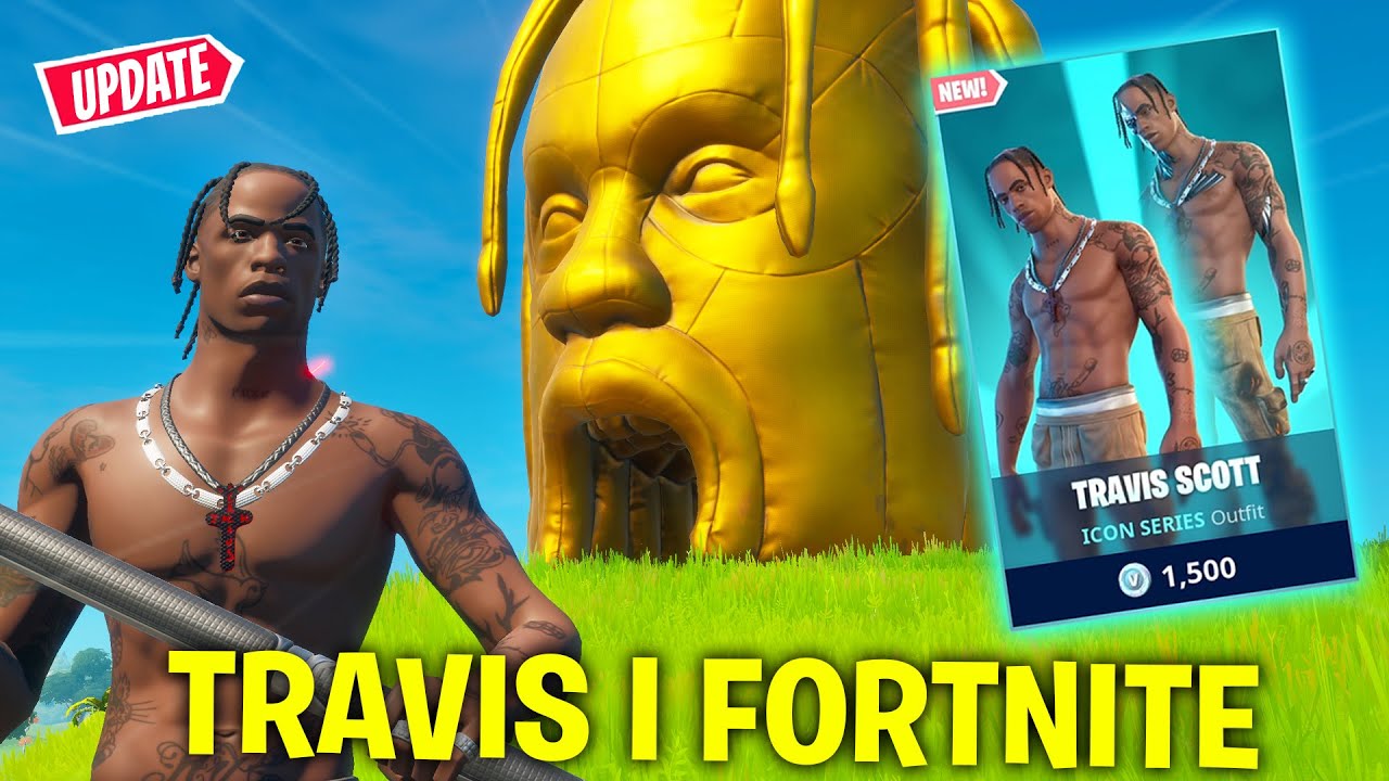 TRAVIS SCOTT ÄR HÄR! KÖPER ALLT & LÅSER UPP GRATIS ITEMS *FORTNITE UPDATE*