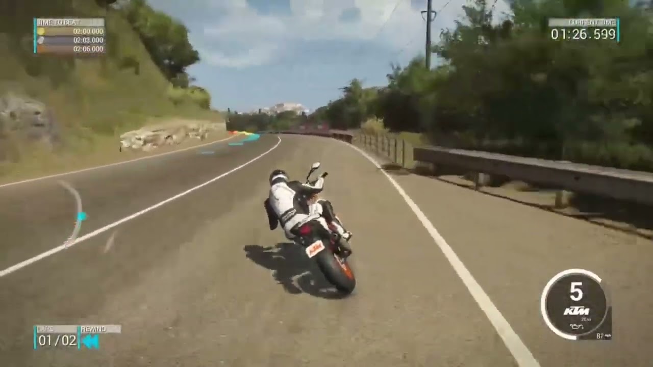 A mountain run in ride 2