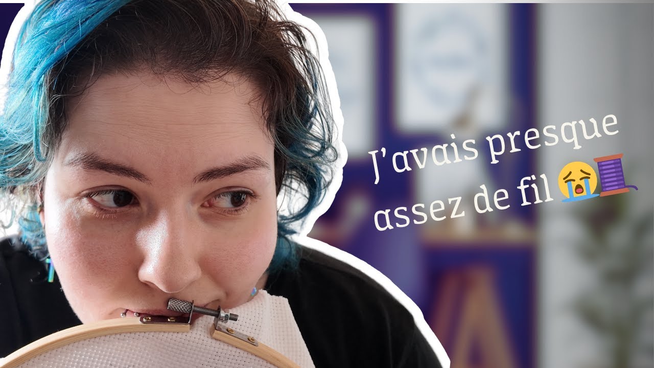 🌼 Je brode un petit motif trop mignon | Moment chill & créatif 🧵💛