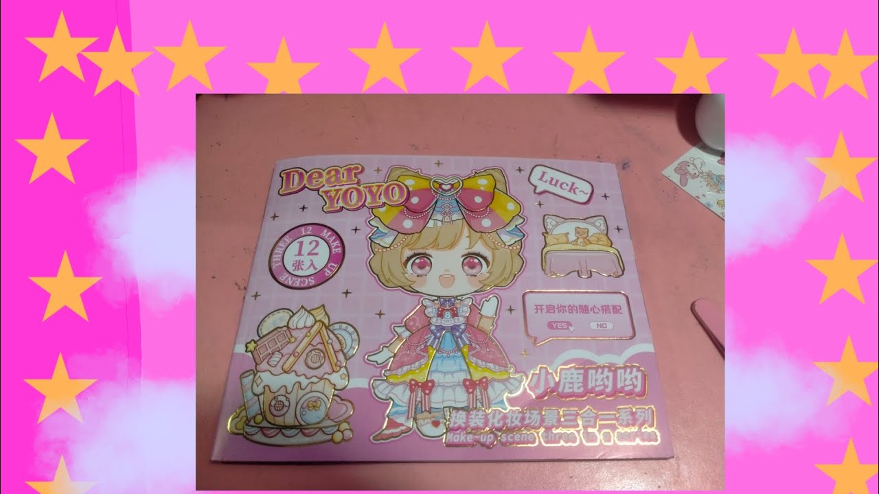 sticker quần áo cho những hình người trên vở dear yoyo