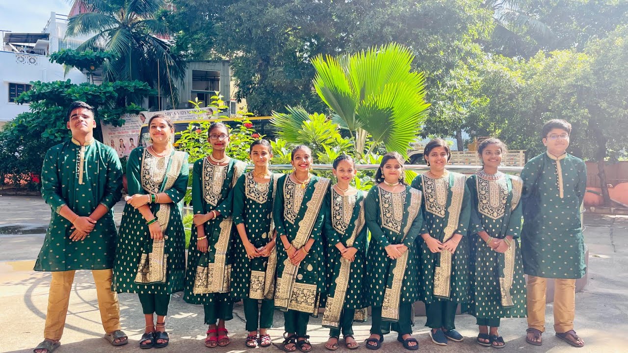 Amrutasya putra Vayam -Amrita Vidyalayam Students-Sanskrit Song- Barath Vikas parishad Prant 2023