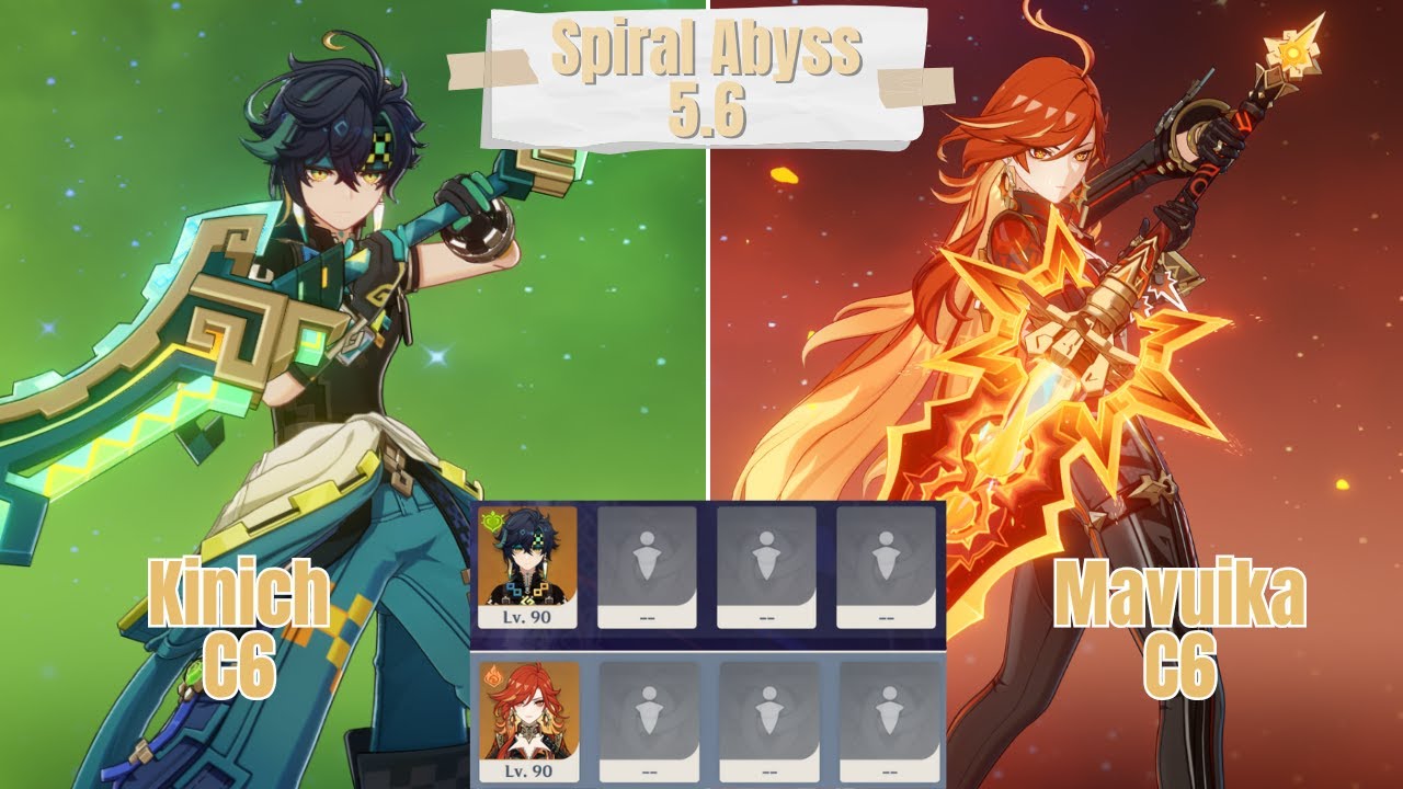 C6 Kinich & C6 Mavuika Solo Spiral Abyss 5.6