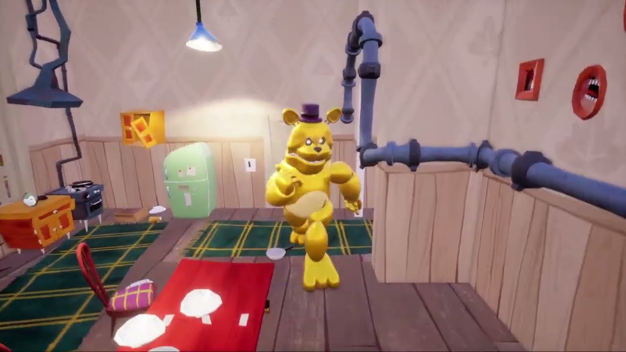 Hello Neighbor but it's Golden Freddy