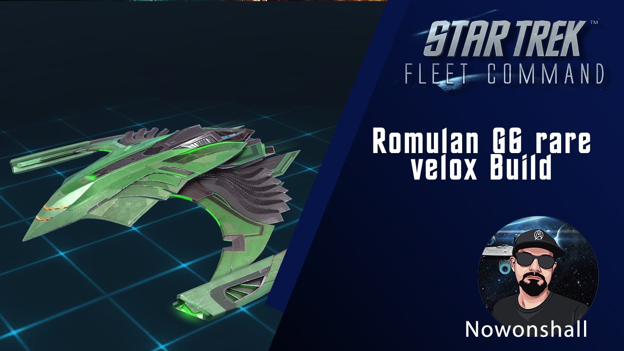 Star Trek - Командование флота - Редкая сборка Ромуланского G6 Velox