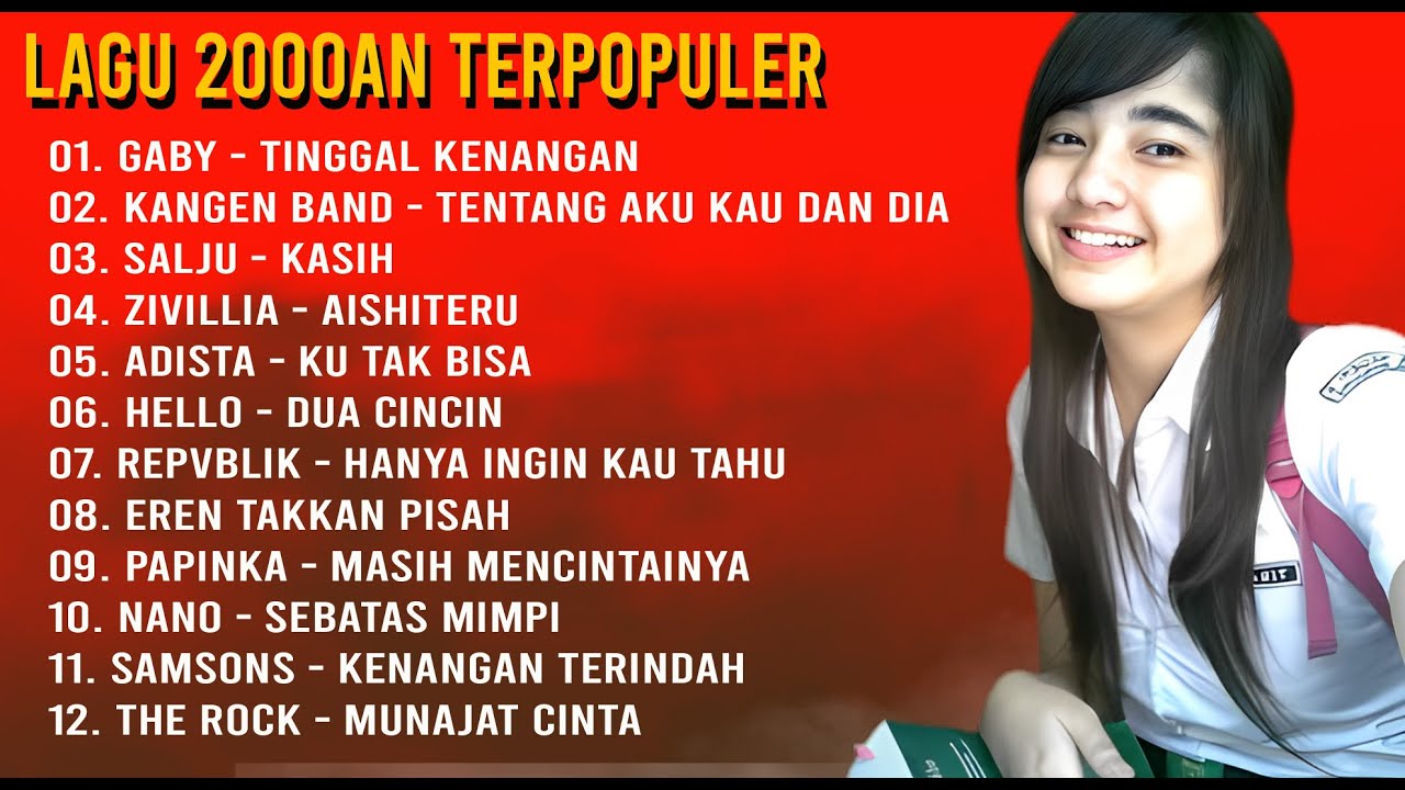 BAND 2000AN DENGAN LAGU NOSTALGIA   Kangen Band Gaby The Rock Repvblik