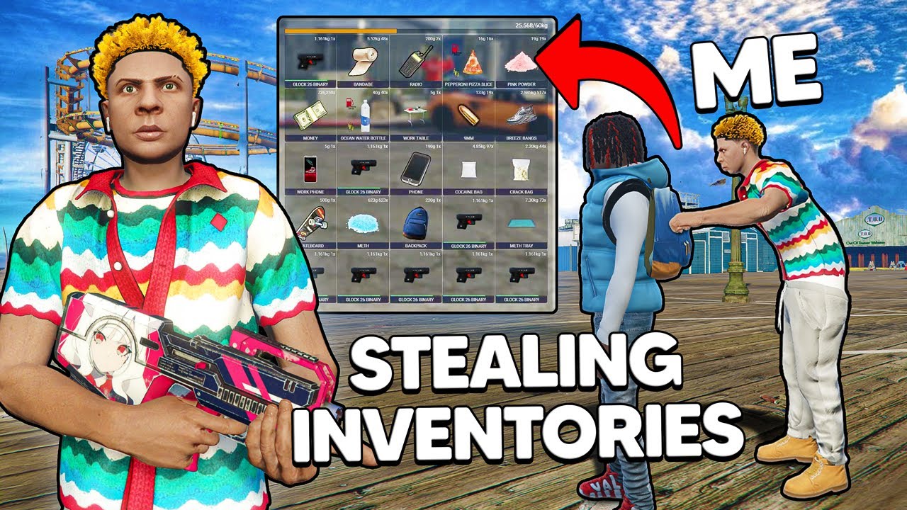 Stealing Inventories From Crybaby Roleplayers In GTA RP