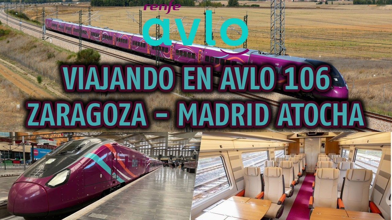 🚄 Viajando en Renfe Avlo de Zaragoza a Madrid Puerta de Atocha