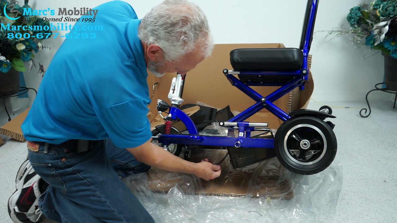 Triaxe Cruze Unboxing of Folding Scooter